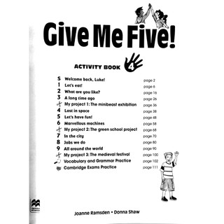 Give Me Five! Level 4 Activity Book With Digital Activity Book