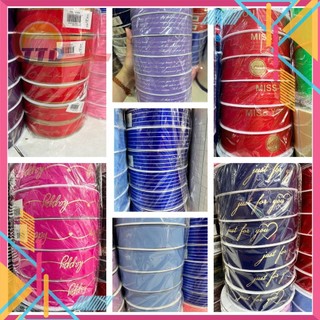 Ruy băng nhựa thái in chữ bản 3cm