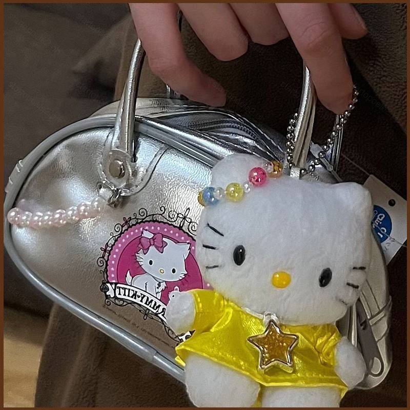 Kira sanrio hellokitty phim hoạt hình túi xách dễ thương túi dưới cánh tay túi đeo vai đa năng thời trang dung tích lớn cá nhân hóa