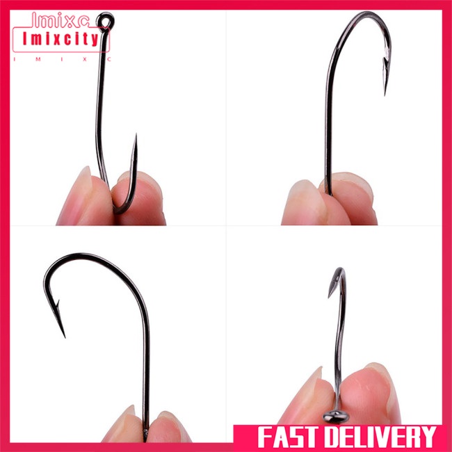 Móc câu imixcity gói cá chép có gai bằng thép không gỉ carbon cao với hộp bán lẻ nguyên bản móc câu cá