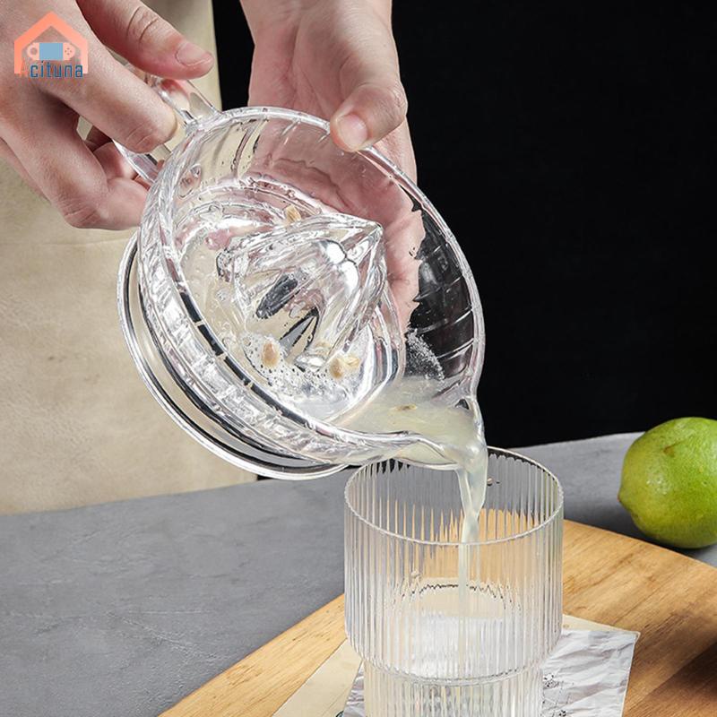 Máy ép nhỏ acituna có tay cầm dễ dàng đổ máy ép chanh thủy tinh cho bưởi
