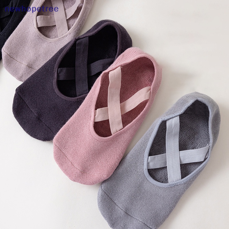 Ntvn women breathable towel bottom yoga socks silicone non-slip pilates sock ladies ballet dance fitness workout cotton socks oik