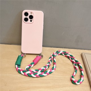 Vỏ bọc mềm chống va đập crossbody lanyard armor sang trọng cho iphone 14 15 pro max 13 12 11 xr xs x 7 8 plus mini cover