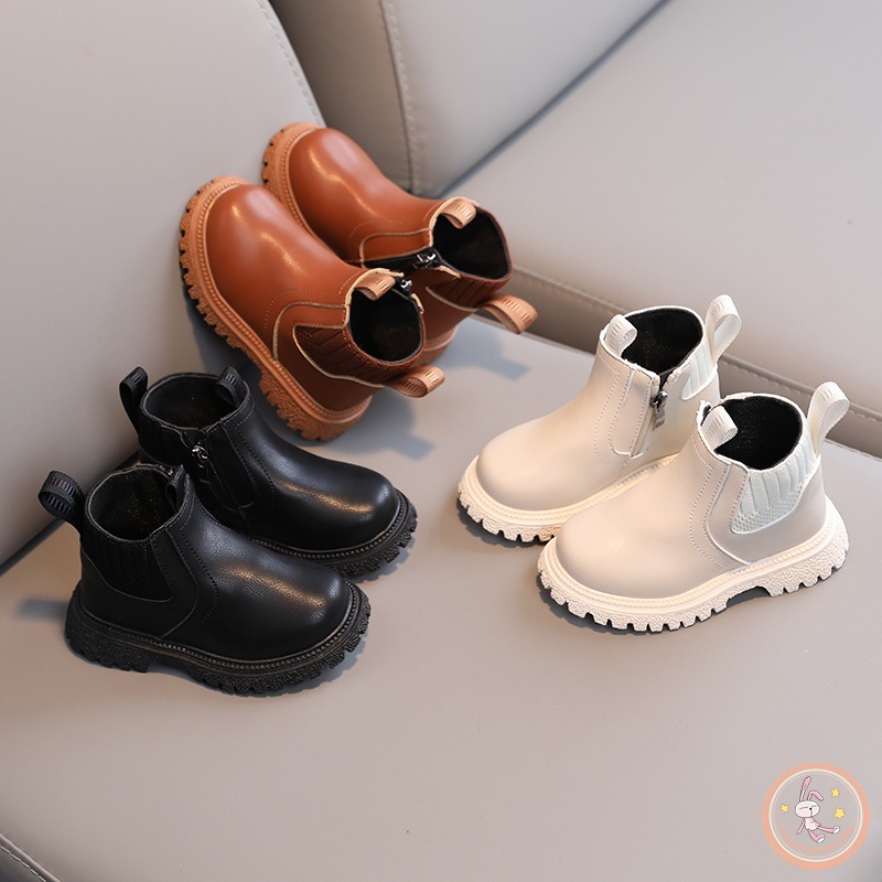 Kids martin boots children new non-slip short boot boys girls autumn winter british style casual all-match shoes