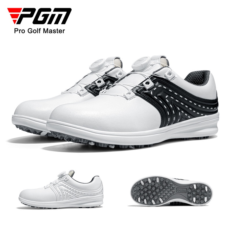 Pgm golf nữ giày thể thao không thấm nước giày thể thao chống trượt đế nổi nút quay phía trên giày golf nữ