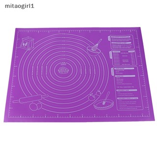 45x60cm non-stick silicone pad baking sheet dough mat with scale pastry mat boutique