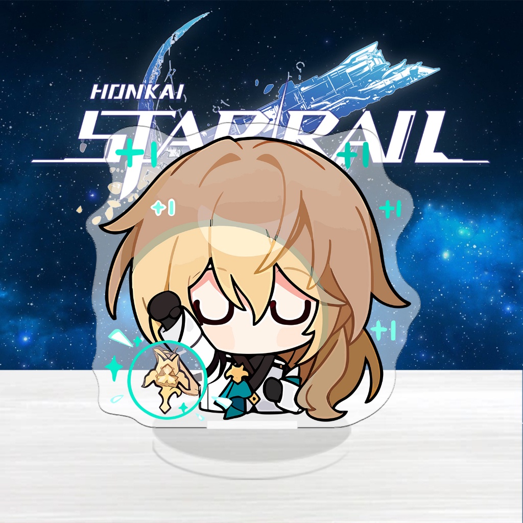 Standee Honkai Star Rail, mô hình Seele, Bronya, JingYuan, Kafka, Blade, Himeko, Bailu và các nhân vật khác