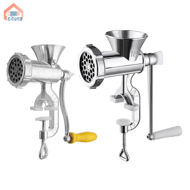 Máy xay thịt ACITUNA bằng hợp kim nhôm quay tay thủ công cho gia đình