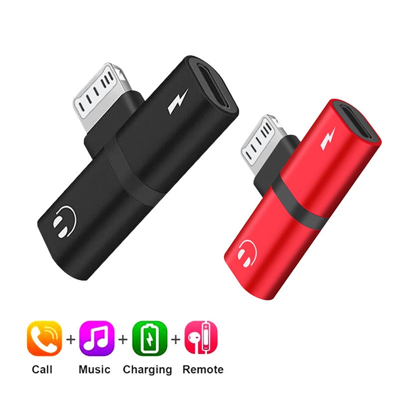 Lighting to aux 3.5mm adapter jack tai nghe lighting to dual lighting adaptet for iphone 8 14 plus x xs 11 12 13 mini pro max