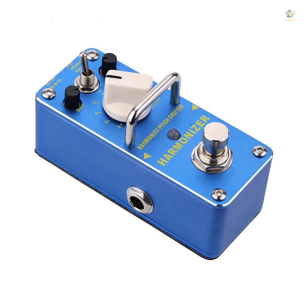 3elife aroma ahar-3 harmonizer harmonist / pitch shifter electric guitar effect pedal mini single effect với true bypass