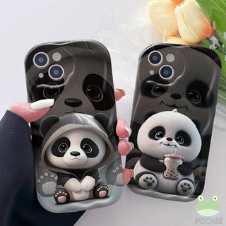 Ốp Điện Thoại Họa Tiết Gấu Trúc Hoạt Hình Dễ Thương Cho iphone 14 13 12 11 pro x xs max 6 6s 7 8 plus
