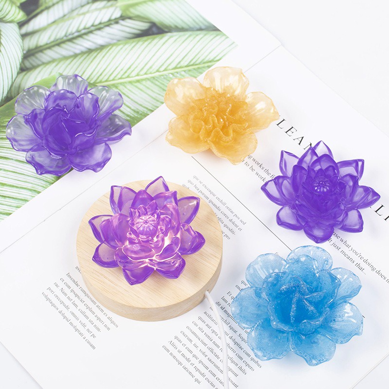 Khuôn silicone hoa hồng hoa mẫu đơn hoa cúc trang trí bánh sô cô la