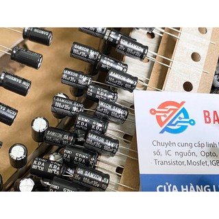 Tụ hóa samxon 100uf 35v kích thước 6.3x11mm