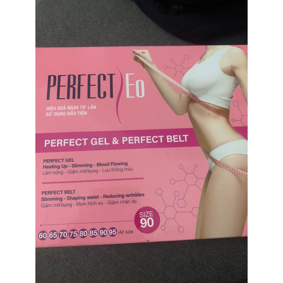 Perfect Eo Combo: Gel và đai nịt bụng - Giảm cân hiệu quả từ lần đầu tiên