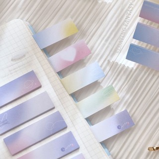 Giấy note đánh dấu trang tông màu pastel với nhiều màu sắc