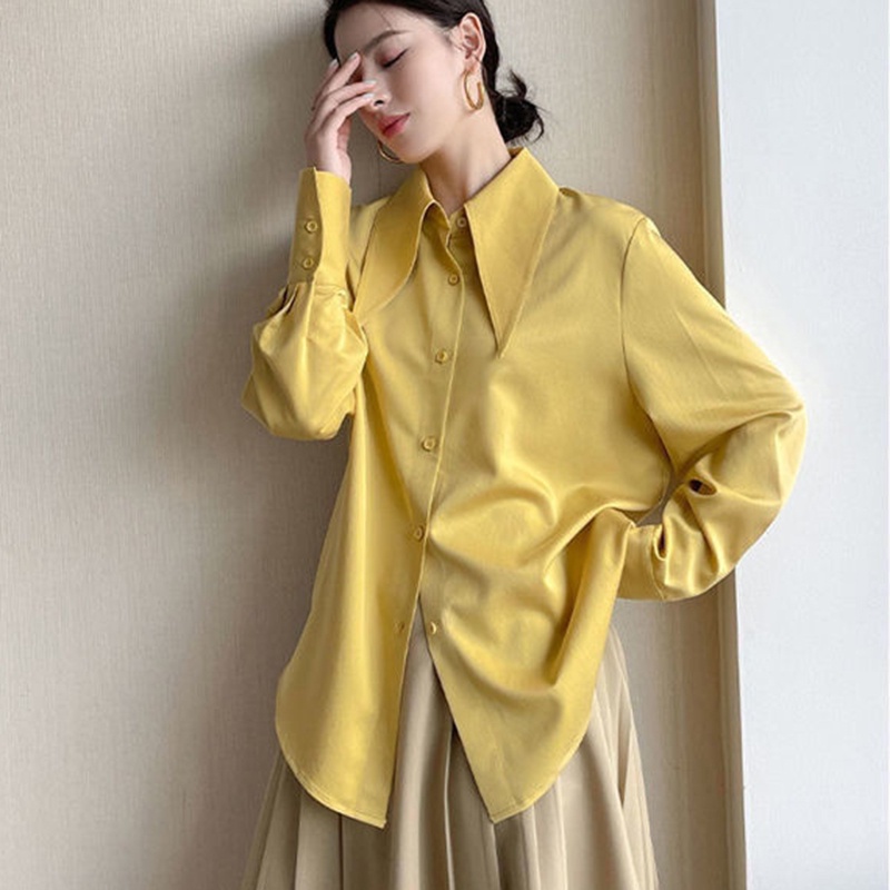 IELGY Áo Sơ Mi Cao Cấp Phong Cách Pháp Nhẹ Nhàng IELGY  drunk Cho Nữ