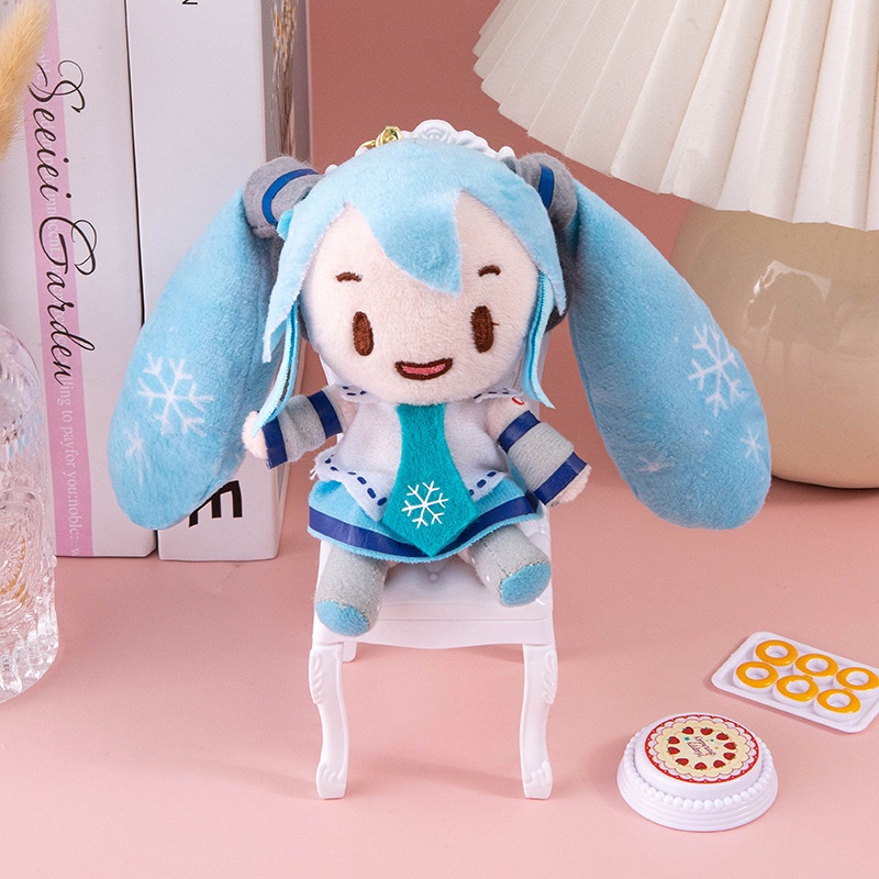 Móc Khóa Hình Búp Bê Hatsune Miku Nhồi Bông YB2 BY2