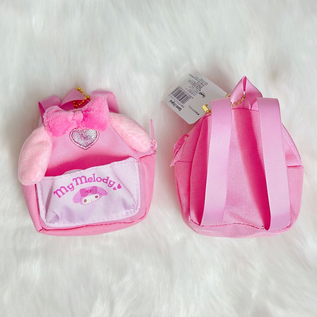 Sanrio Túi Đựng Tiền Xu Đeo Cổ Tay Nhồi Bông Hình Kuromi My Melody Cinnamoroll Đáng Yêu