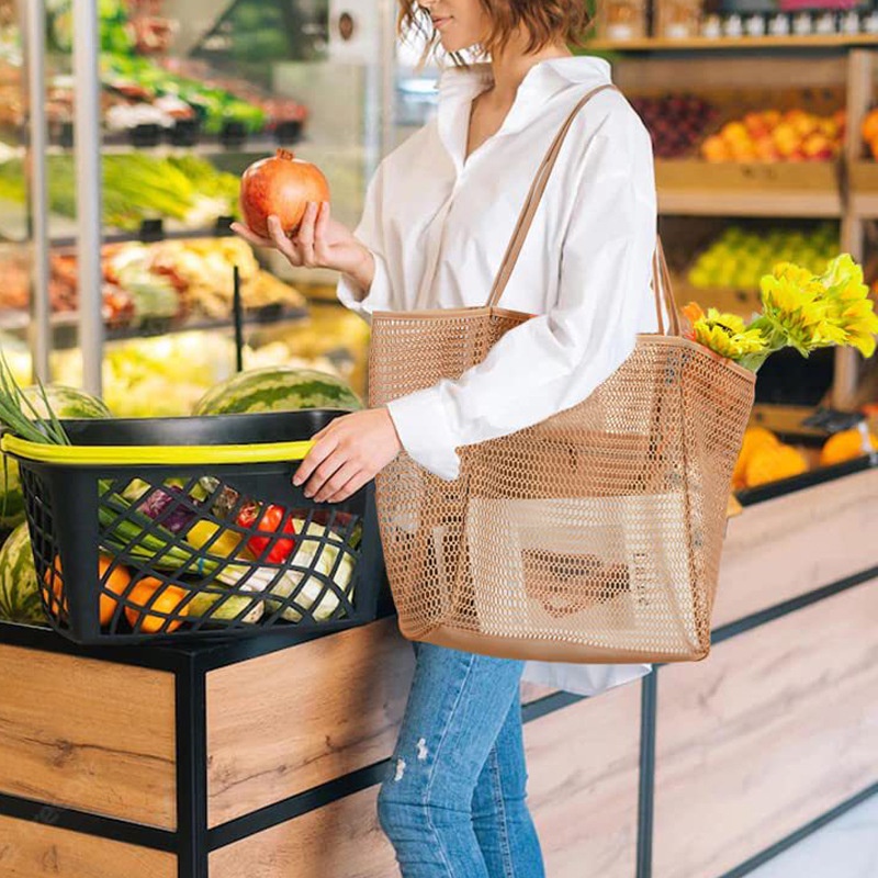 Túi Lưới Đựng Đồ Bơi Một Mảnh Đeo Vai Đa Chức Năng Thoáng Khí