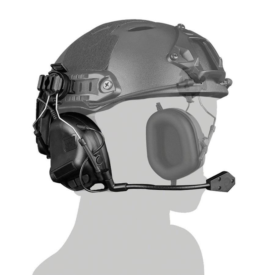 {EL17} Tactical Headset Helmet-Type Headphone Fifth Generation Chip Removable Design