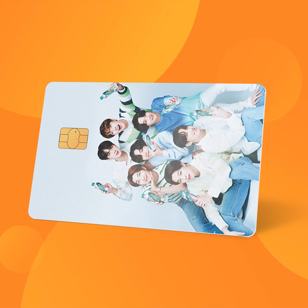 Miếng Dán Thẻ Card  BTS Group #3| SKIN ATM, Thẻ Chung Cư Trang Trí - Chất Liệu Decal Vinyl Chống Nước