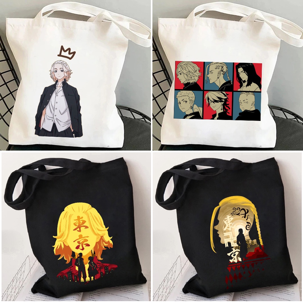 Túi vải In Họa Tiết Hoạt Hình Tokyo Revengers Dễ Thương Cho Nữ