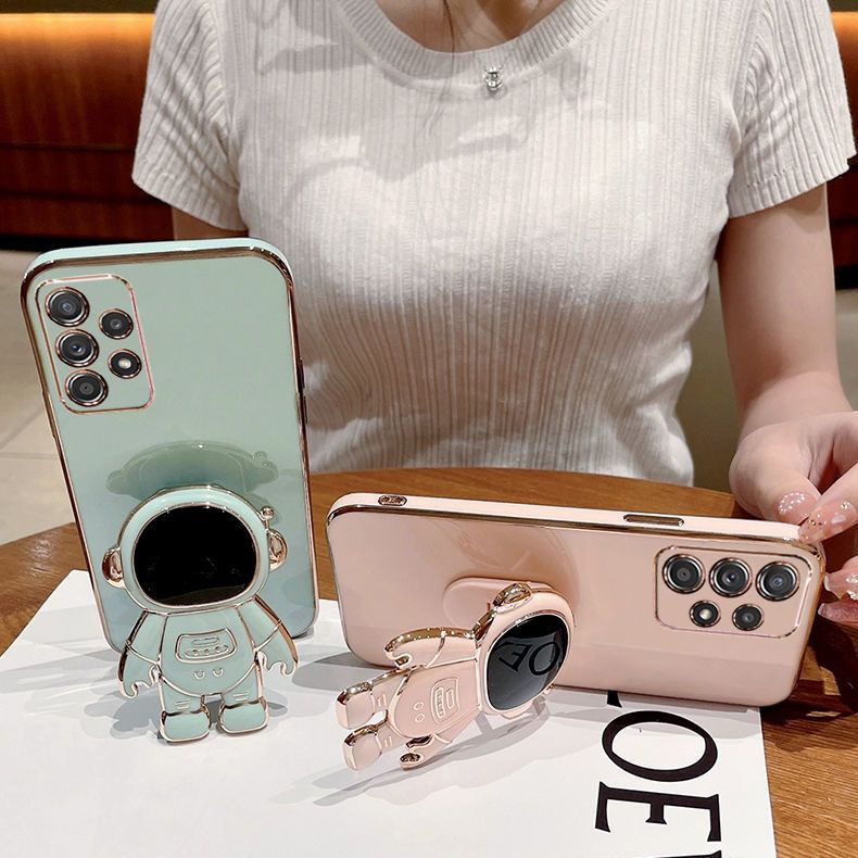 Ốp Điện Thoại Chống Sốc Có Giá Đỡ + Dây Đeo Cho Samsung Galaxy A32 A33 A23 A53 A12 A13 A73 A52 A52s A72