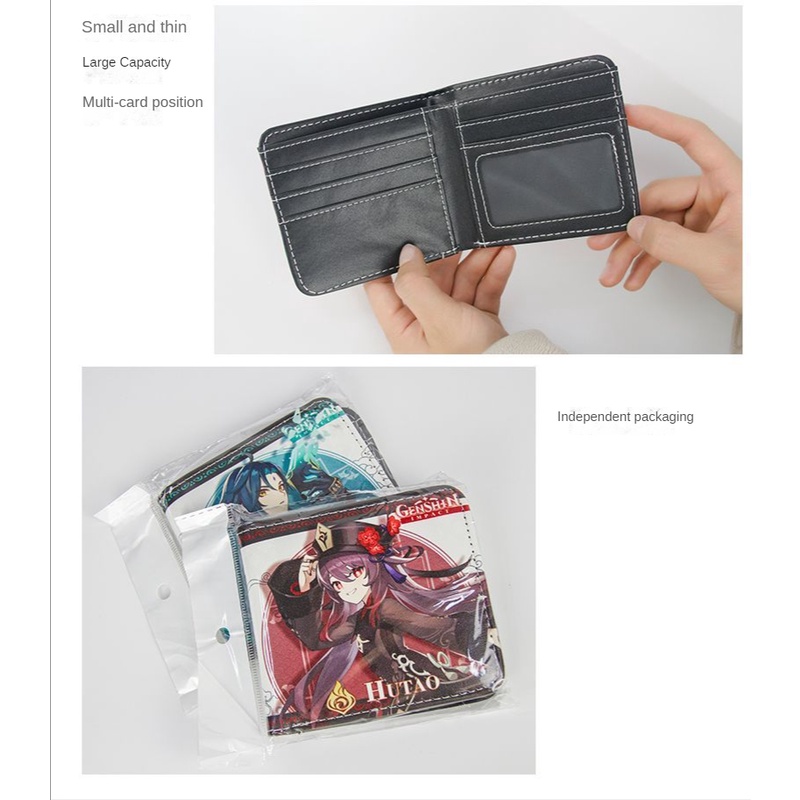 ★Genshin Impact★Ví tiền ngắn xung quanh trò chơi Alhaitham&Scaramouche&Venti&Yae Miko