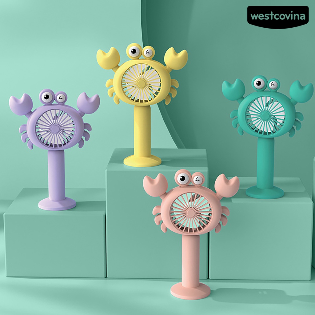 [COD]♋Quạt Để Bàn Cầm Tay 3 Tốc Độ Bằng ABS Chống Ồn Có Thể Điều Chỉnh