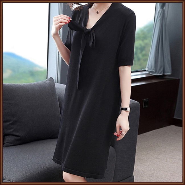 Đầm Chữ A Tay Lửng Dáng Rộng Thời Trang Dành Cho Nữ
