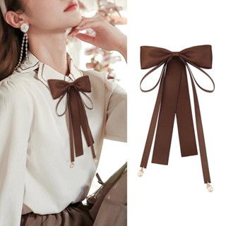 Nơ Cài Cổ Áo Đồng Phục Nữ Sinh Màu Đen