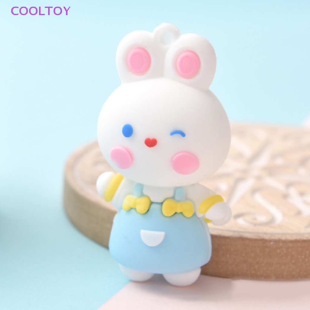 Móc Khóa Hình Thỏ Hoạt Hình Xinh Xắn Đáng Yêu