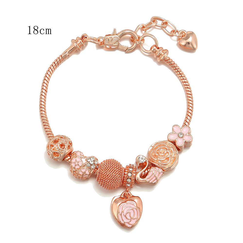 Vòng Đeo Tay Pandora Bằng Thép Titan Chống Thấm Nước Thời Trang Giản Dị