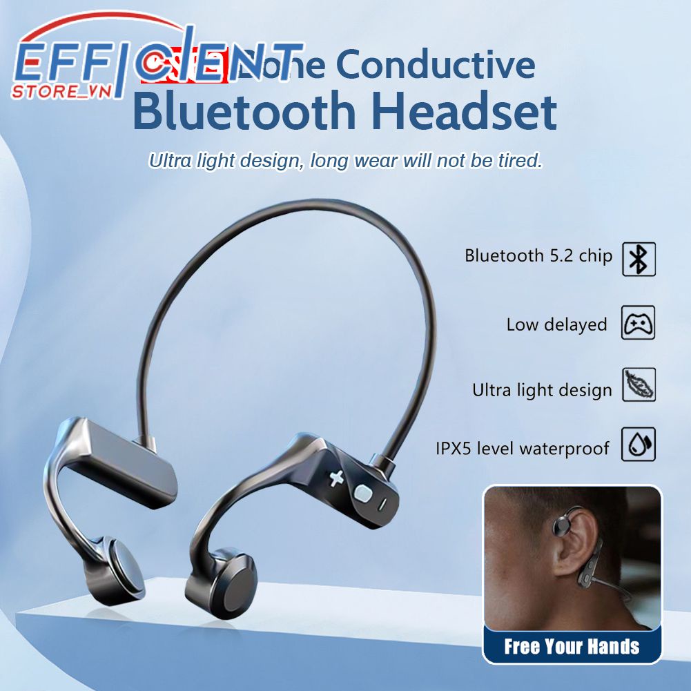 Tai Nghe Dẫn Truyền Xương Ks69 Không Dây Tai Nghe Dẫn Truyền Xương Tai Nghe Bluetooth Để Đạp Xe Chạy Bộ Hiệu Quả. Store Vn