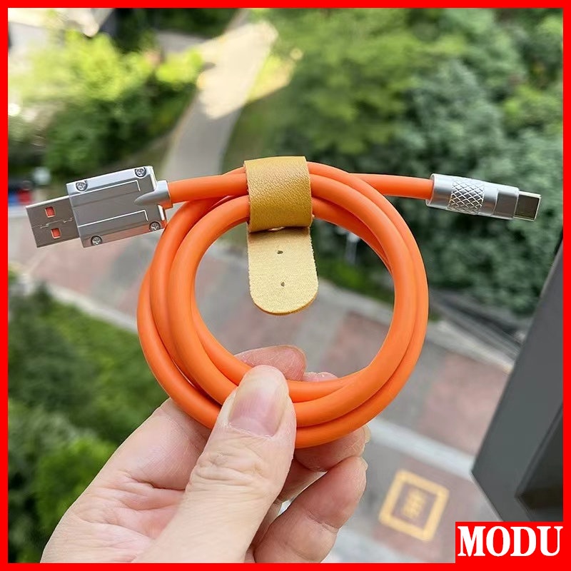 Dây Cáp Sạc Nhanh Usb Loại C Bằng Silicone 120W 6A