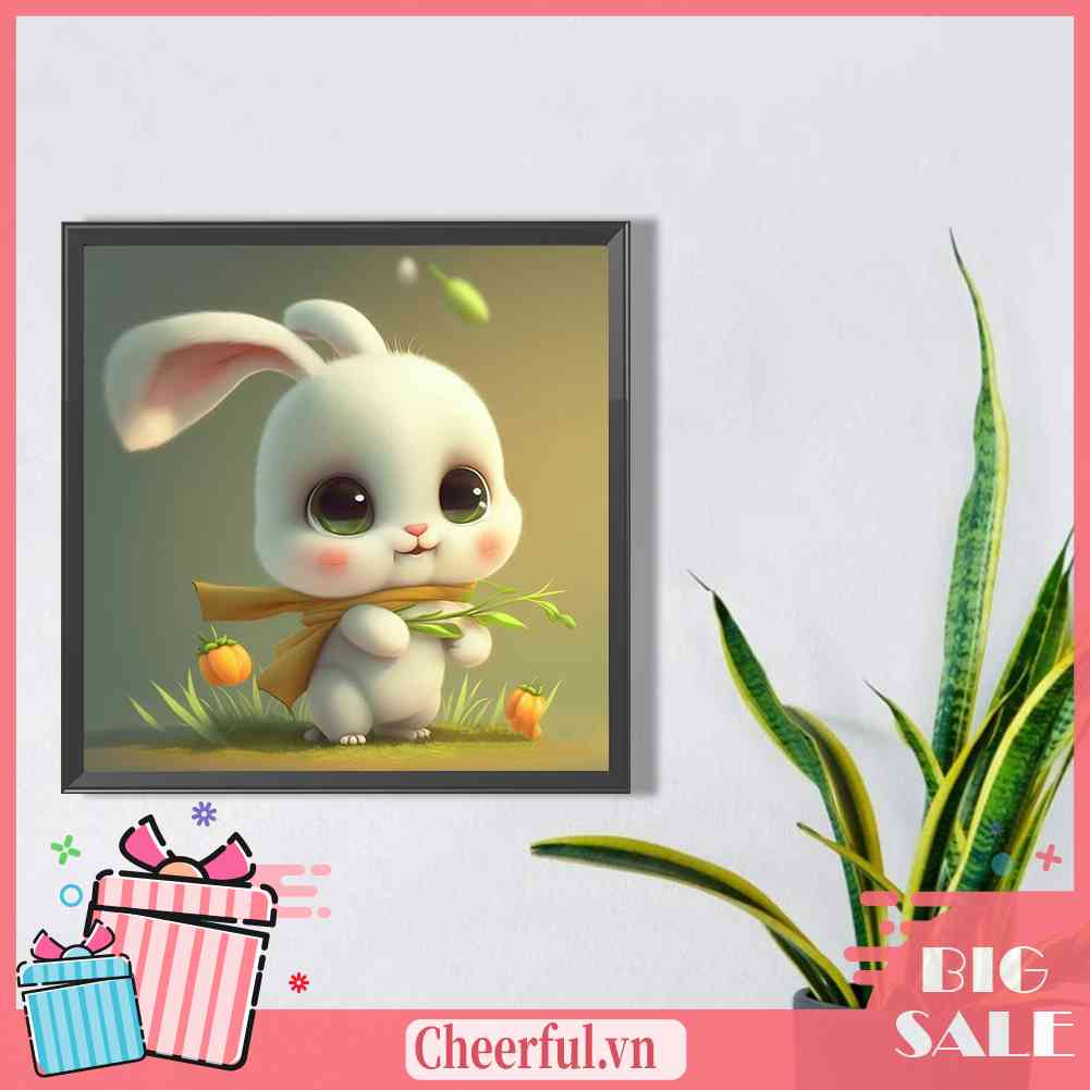 Bộ Tranh Đính Đá 5D Tự Làm 30 * 30CM Hình Thú Trang Trí Nhà Cửa