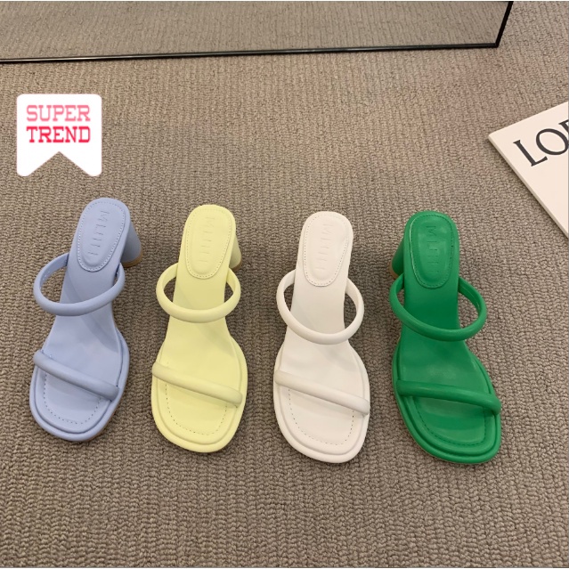 Giày Sandal Cao Gót Phong Cách Pháp Hàng Mới Thời Trang Mùa Hè 2022