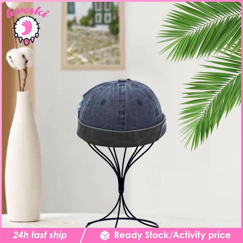 [Lovoski] Mũ Beanie Cuộn Đầu Lâu Phong Cách Cổ Điển Cho Thợ Làm Việc