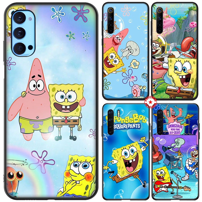 Ốp lưng cho OPPO Reno 5 5K Find X3 Neo Pro Lite Plus AIL96 SpongeBob Patrick Star