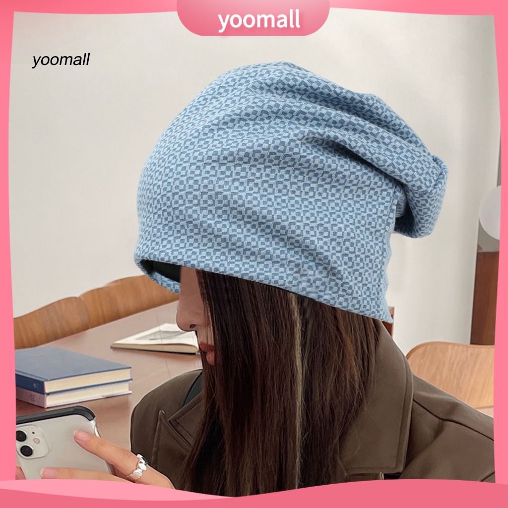 Mũ Beanie Trùm Đầu Giữ Ấm Mùa Đông Thoải Mái Co Giãn Tốt Một Kích Thước Cho Nam Nữ