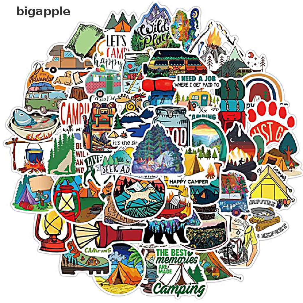 Set 50 Sticker Họa Tiết Graffiti Dán Trang Trí Đàn Ghita Tiện Dụng