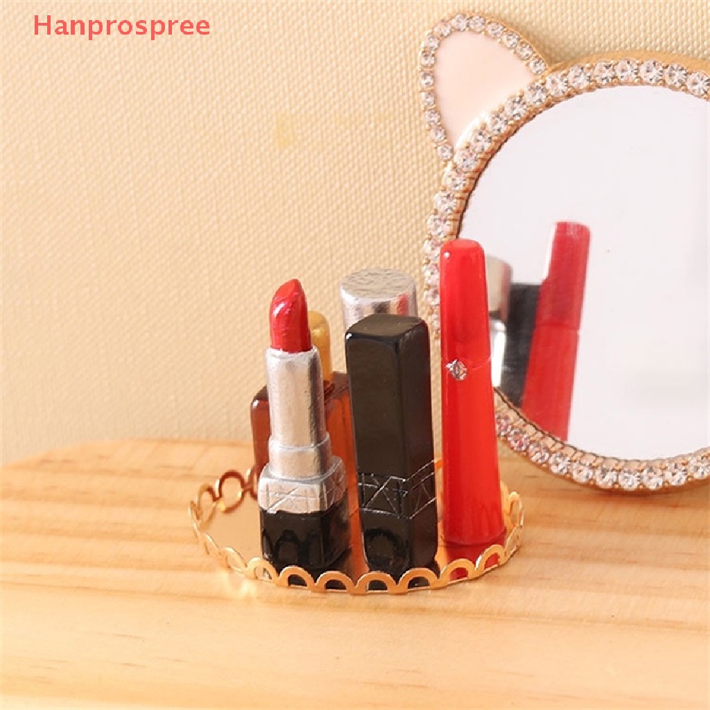 Mô Hình Bộ Dụng Cụ Trang Điểm Môi Mini Tỉ Lệ 1: 6 Trang Trí Nhà Búp Bê