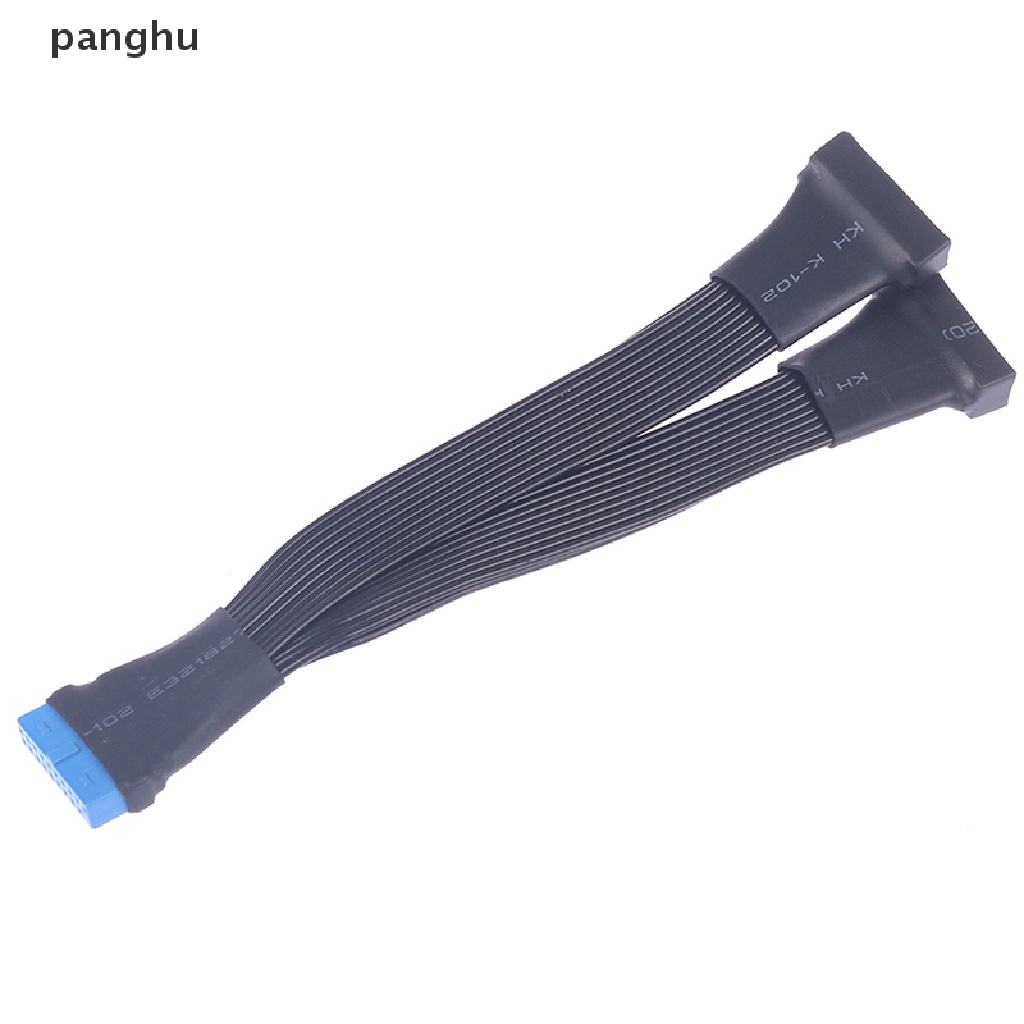 Bo Mạch Chủ Nối Dài Chuyển Đổi USB 3.0 19Pin Sang 2 Cáp Chia 12Cm 19Pin