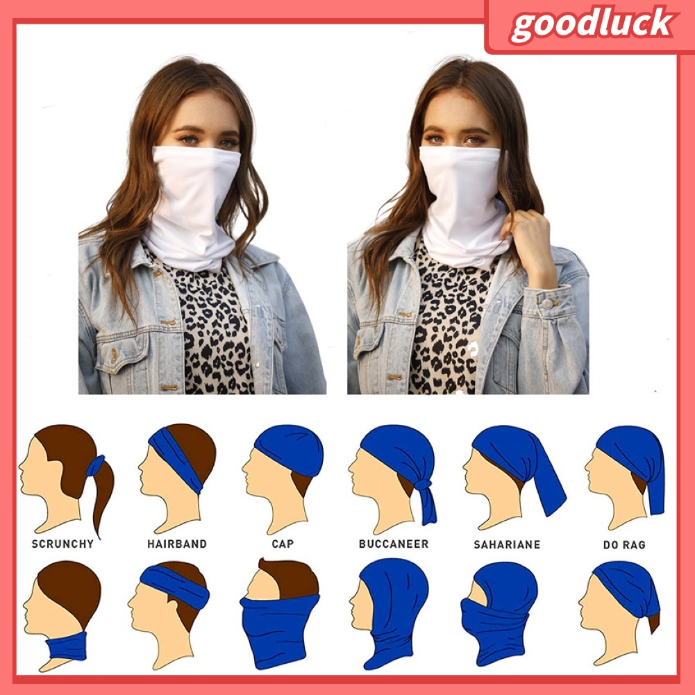 Khẩu Trang Che Mặt Và Cổ Chống Tia UV Chống Bụi Có Bộ Lọc Tiện Dụng Khi Đạp Xe Ngoài Trời