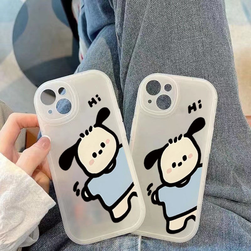 Chào Cún Con Đáng Yêu Cho iphone 15 11 14 pro 12 13 mini xs max x xr 7 8 6 6s plus se2020