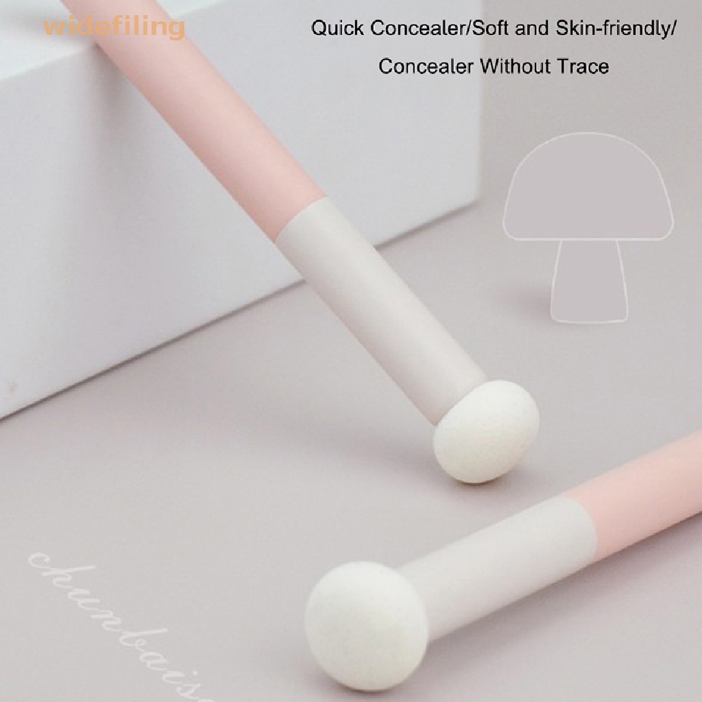 1 Cọ Trang Điểm Đầu Mút Xốp Dùng Đánh Phấn Nền / Kem Che Khuyết Điểm / Môi