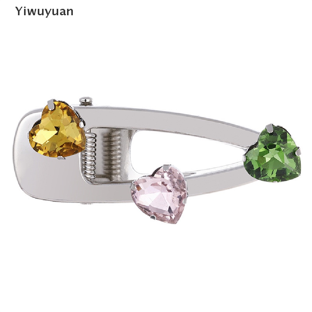 Kẹp Tóc Mỏ Vịt Đính Đá Nhiều Màu Sắc Thời Trang Hàn Quốc