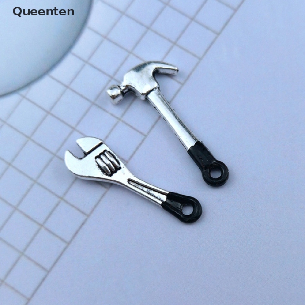 Queenten Set 2 Dụng Cụ Cờ Lê mini Dùng Để Sửa Chữa Nhà Búp Bê QT