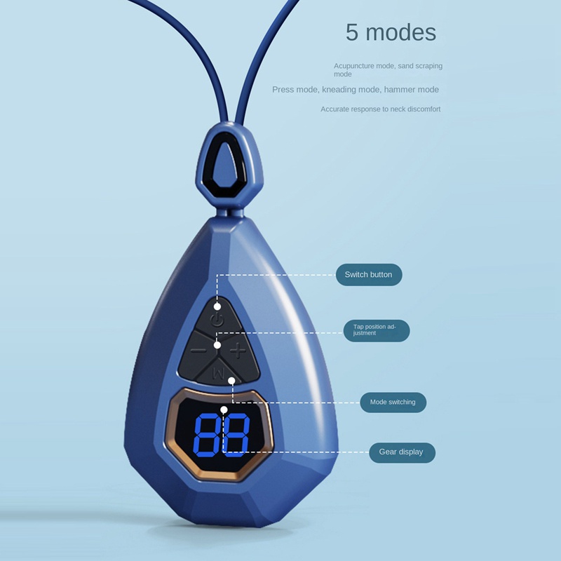 Máy Khử Trùng EMS Mini Bảo Vệ Cổ Màu Trắng Tiện Dụng