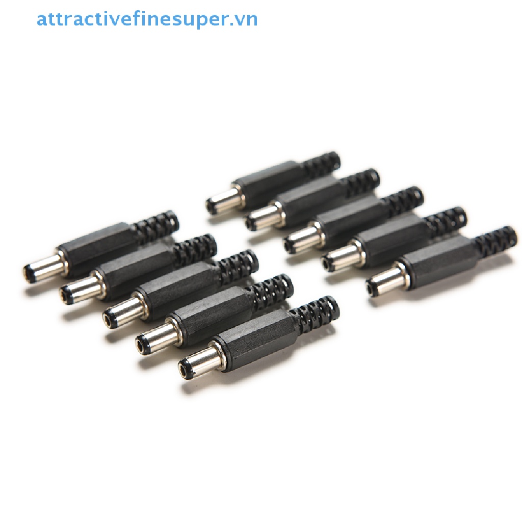 Set 10 Đầu Nối Nguồn DC 2.1mm / 5.5mm Cho CCTV